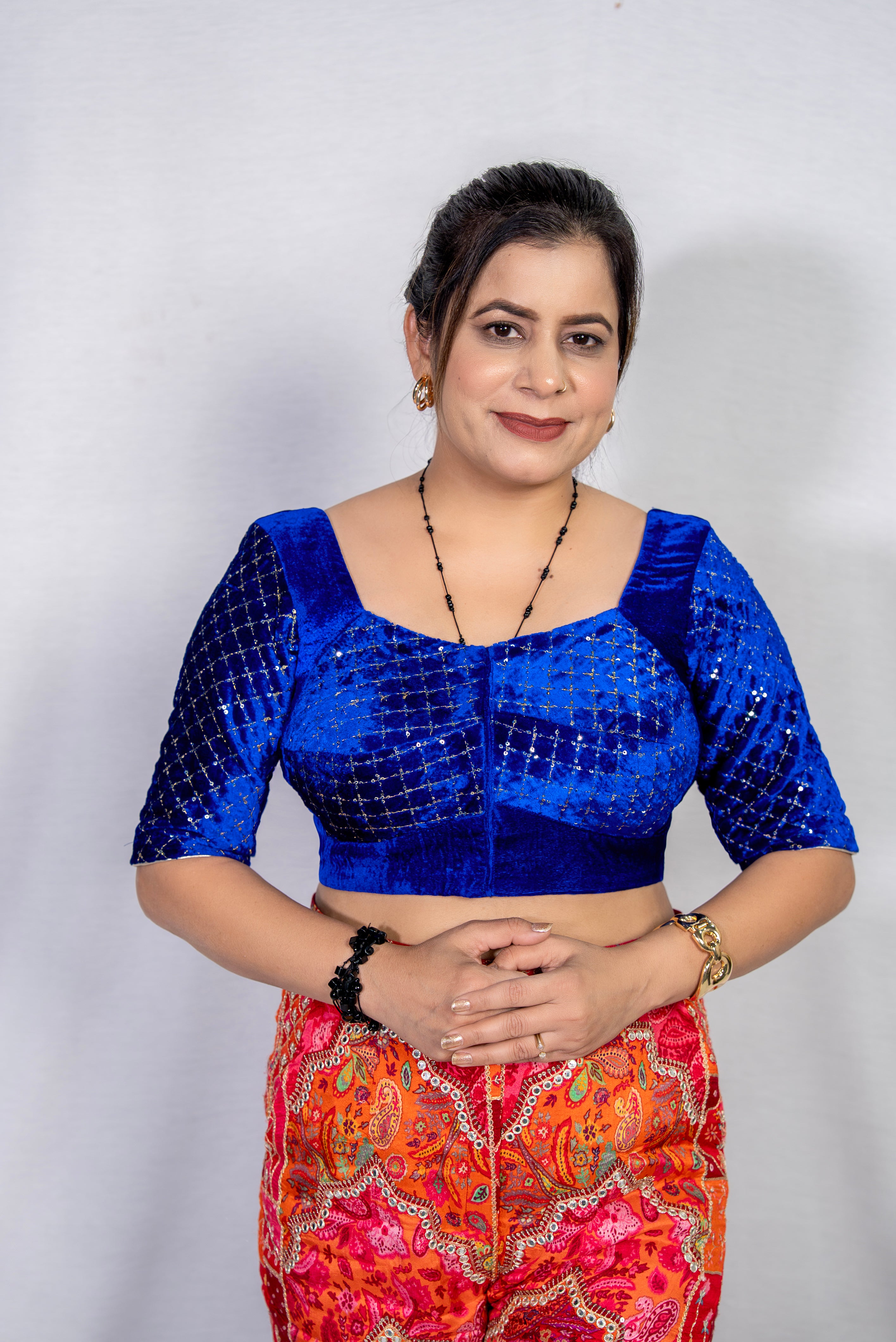 Single & Double Katori Blouse Pattern