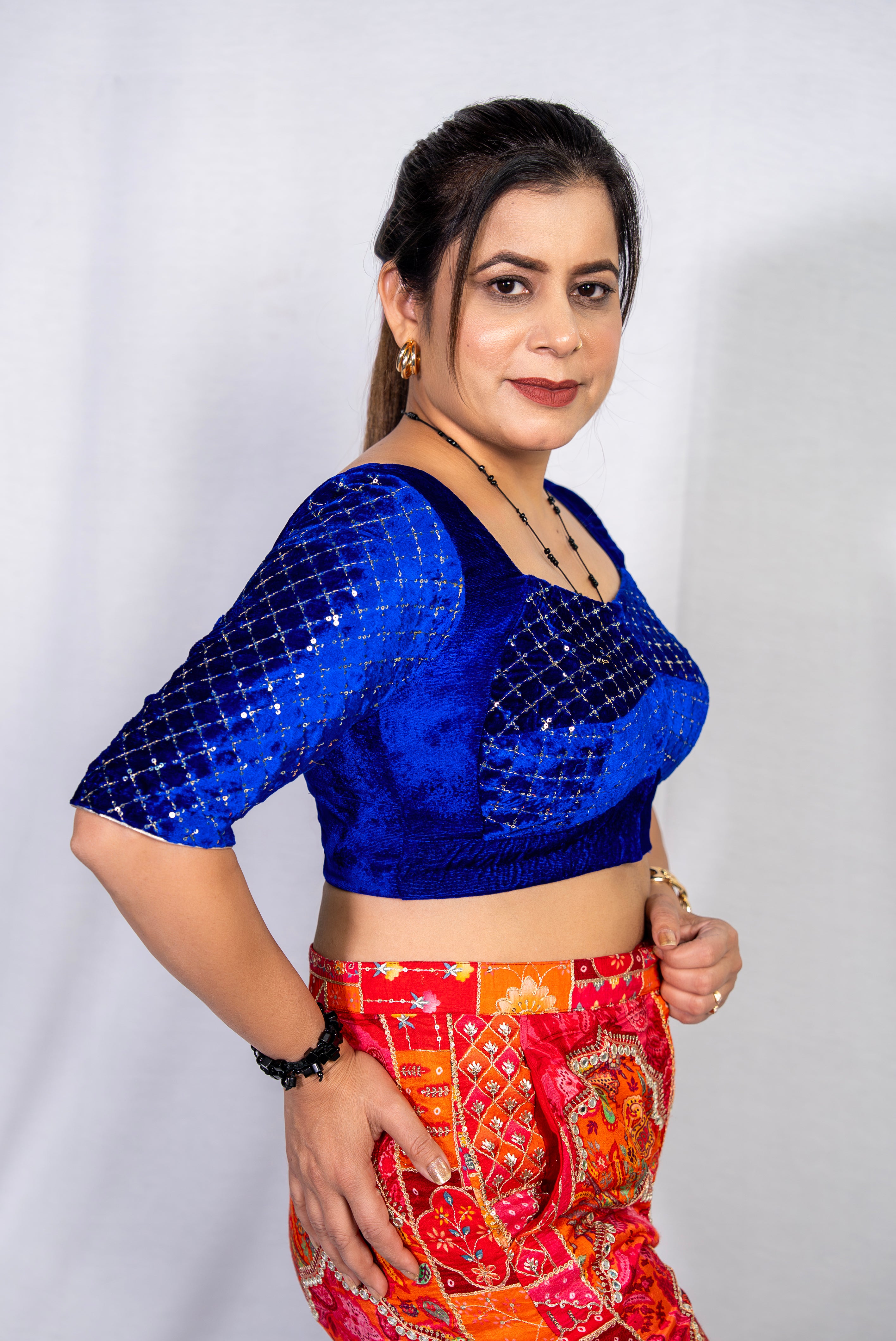 Single & Double Katori Blouse Pattern