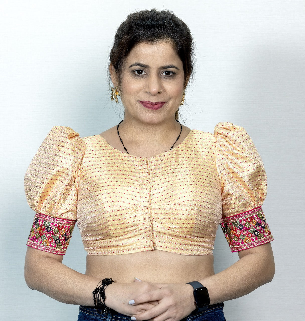 Four Tusks With Belt Blouse Ready-to-Use Pattern