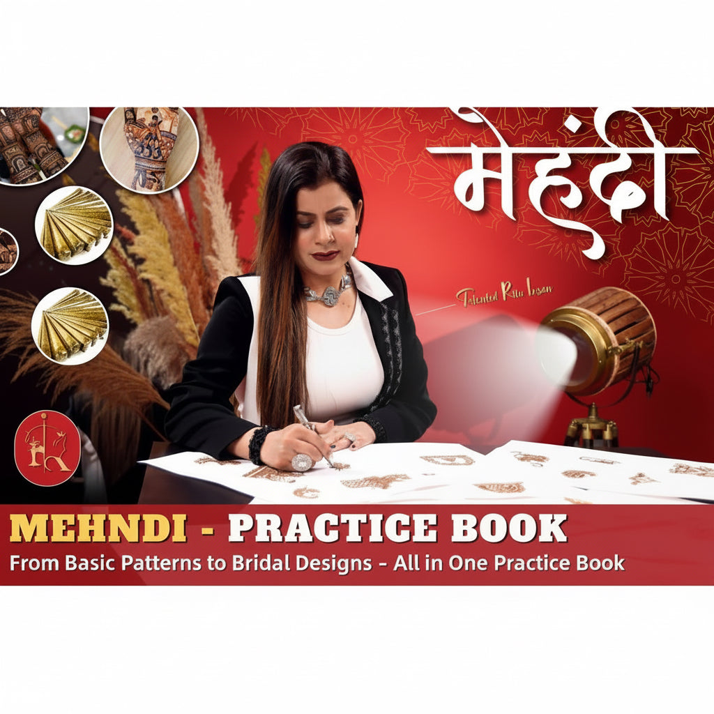 Mehandi practice Book