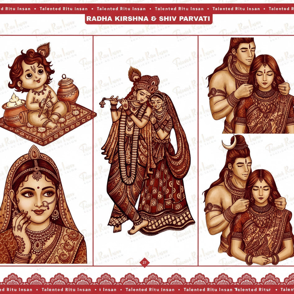 Mehandi practice Book