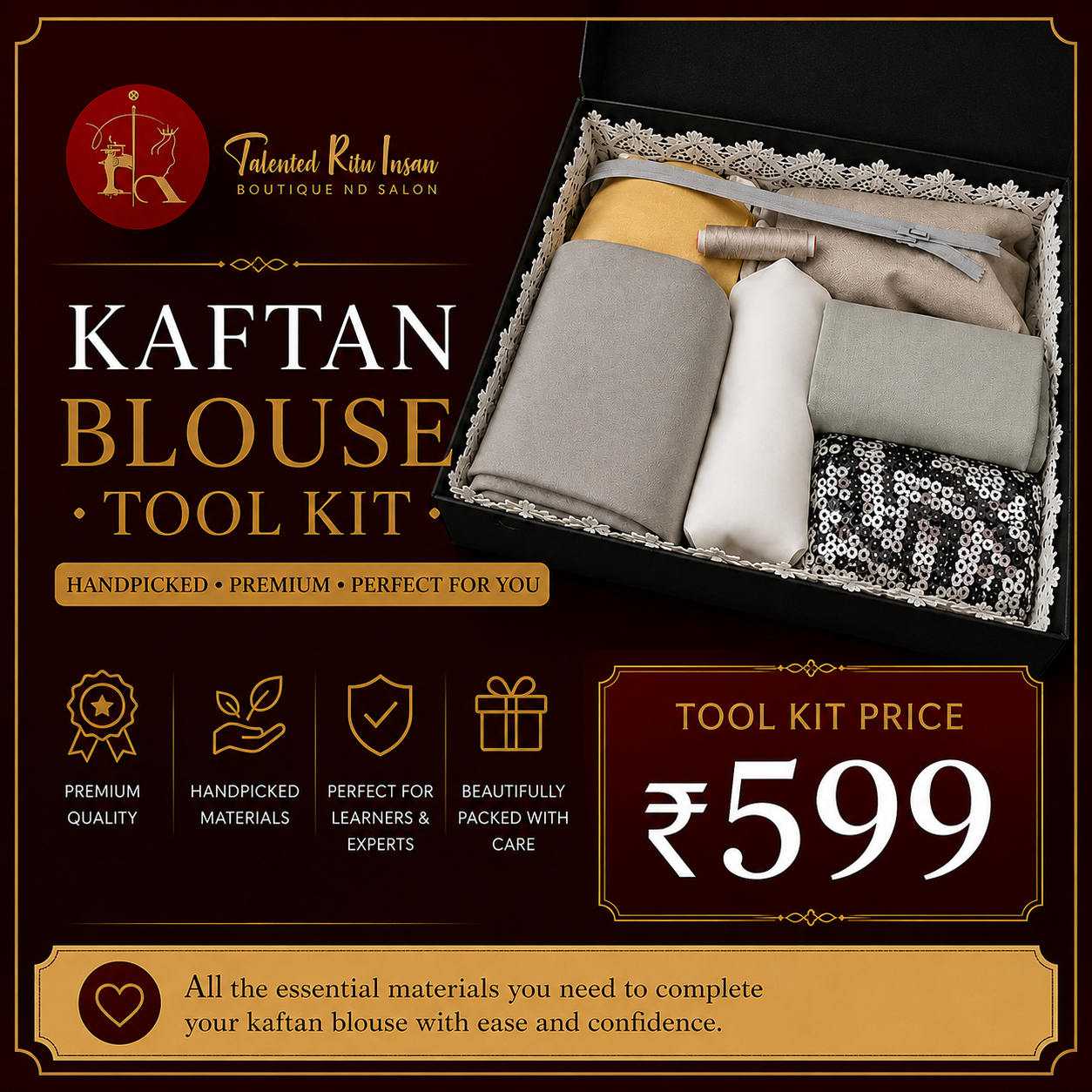 Kaftan Blouse Toolkit