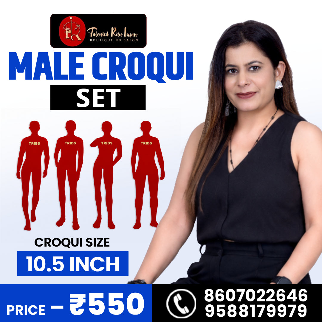 MALE CROQUI SET