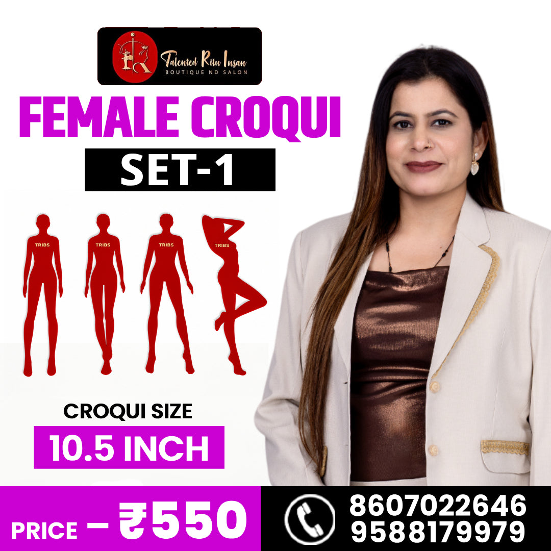 FEMALE CROQUI SET-1
